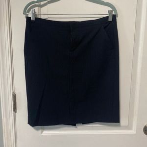 Gap black pinstripe skirt size US 6